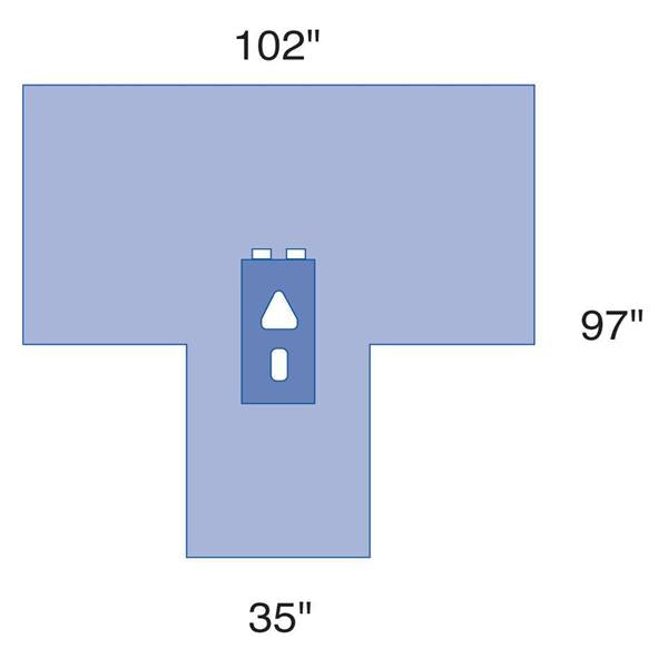 Pack Laparoscopy IV Eclipse With Drape/Suture Bag LF Sterile 10/Ca